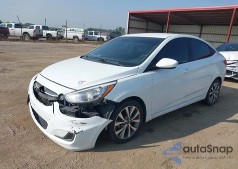 2017 Hyundai Accent Value Edition z USA, uszkodzony, nr VIN KMHCT4AE9HU282743